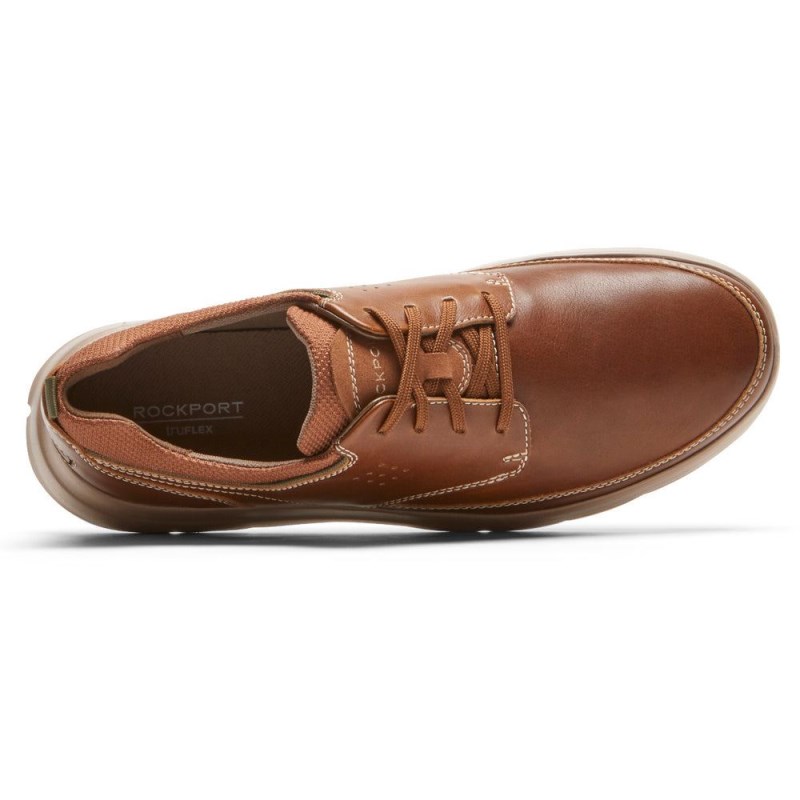 Rockport truFLEX Cayden Plain Toe Men Sneakers Brown Singapore | XV0-56145