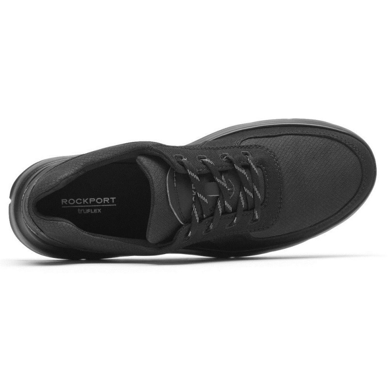 Rockport truFLEX Cayden Ubal Men Sneakers Black Singapore | DI0-85558