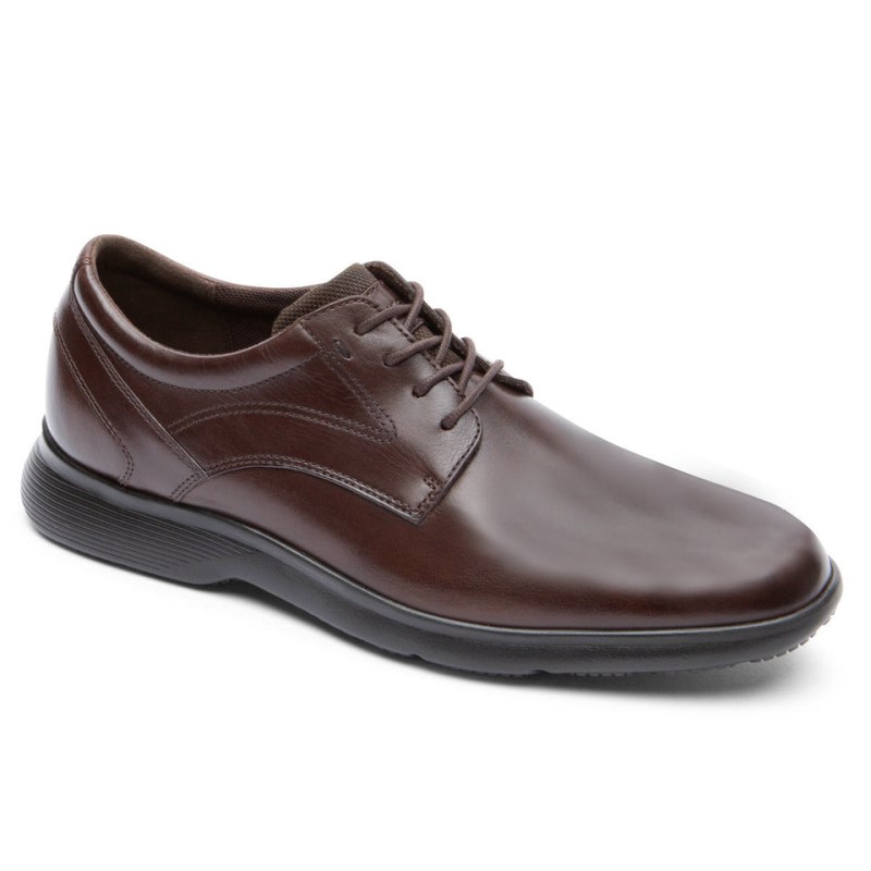 Rockport truFLEX DresSports Men Oxford Shoes Dark Brown Singapore | FT6-78227