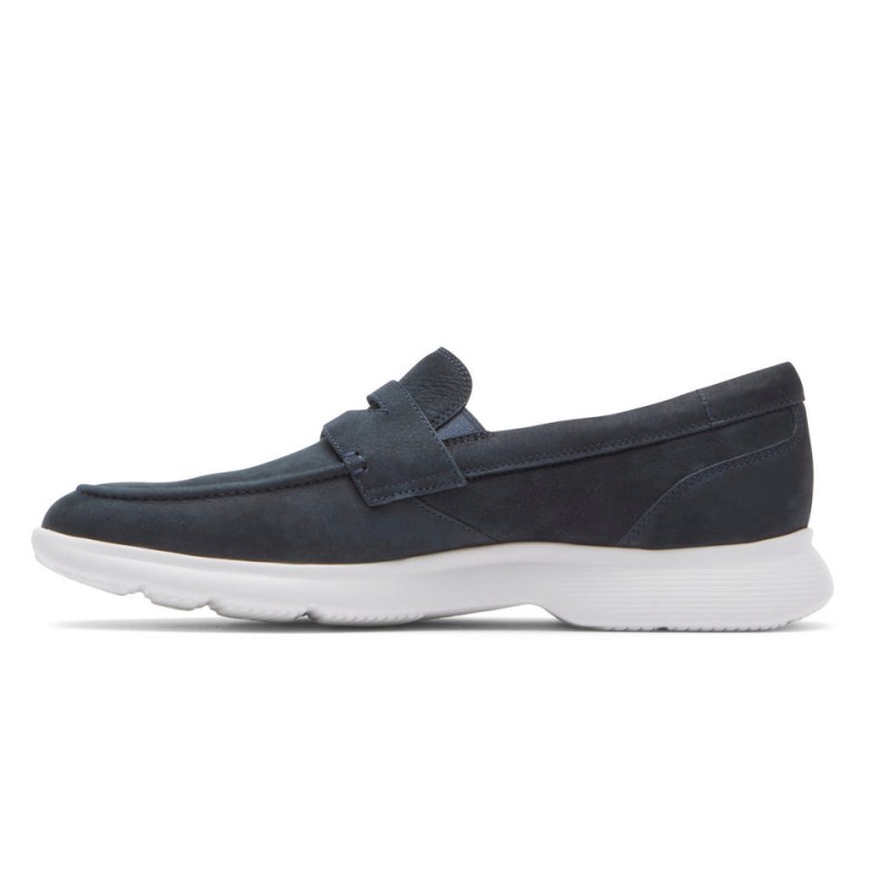 Rockport truFLEX DresSports Penny Men Loafers Navy Singapore | DL9-21632