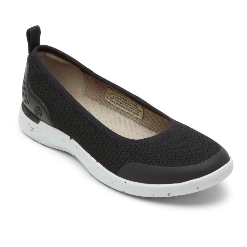 Rockport truFLEX Fly Knit Women Ballet Flats Black Singapore | HM0-66156