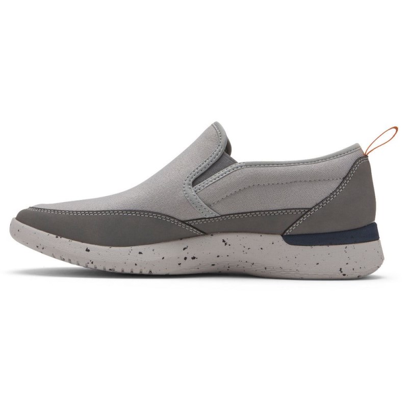 Rockport truFLEX Fly Mudguard Slip-On Men Sneakers Grey Multi Singapore | UB8-60716