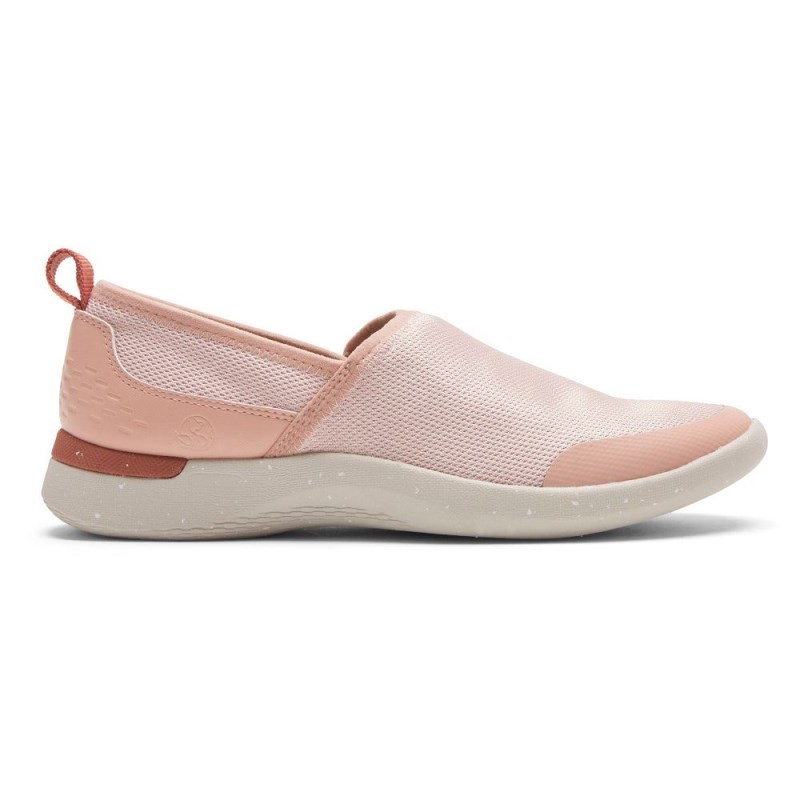 Rockport truFLEX Fly Washable Knit Slip-On Women Loafers Pink Singapore | KE9-90739