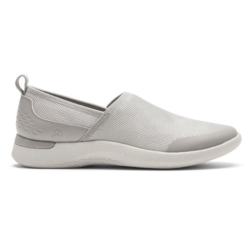 Rockport truFLEX Fly Washable Knit Slip-On Women Loafers Grey Singapore | KD1-22762