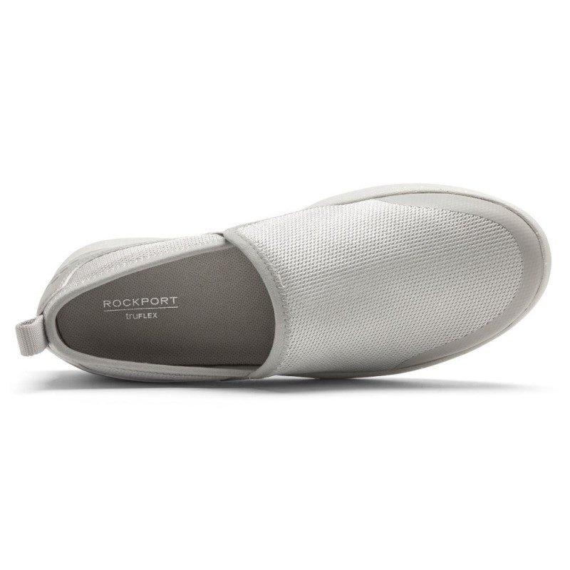 Rockport truFLEX Fly Washable Knit Slip-On Women Loafers Grey Singapore | KD1-22762