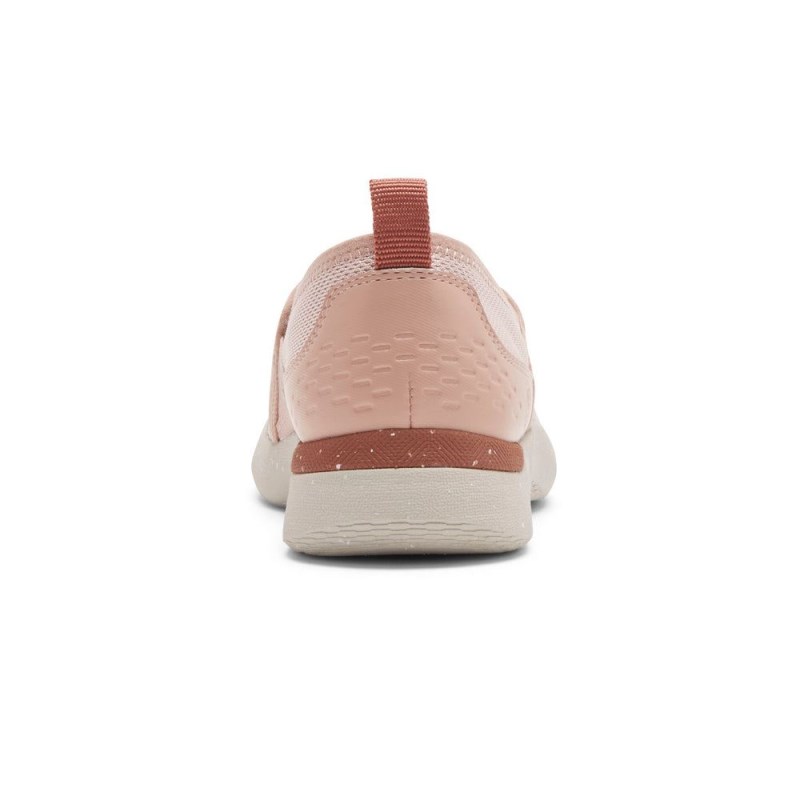 Rockport truFLEX Fly Washable Knit Women Slip Ons Pink Singapore | KD8-41004