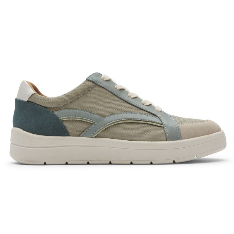 Rockport truFLEX Navya Retro Women Sneakers Green Singapore | GG4-97469