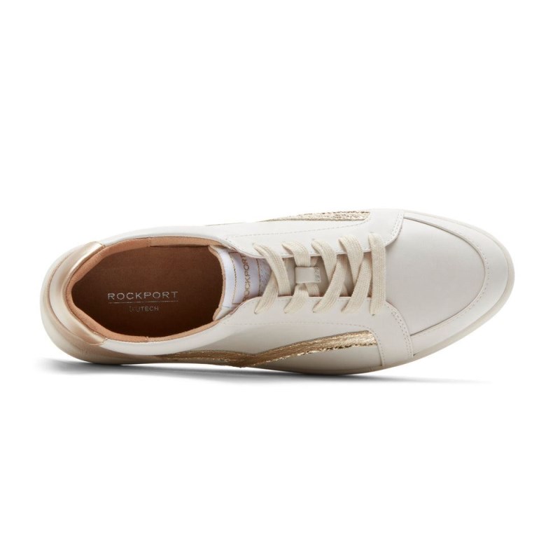 Rockport truFLEX Navya Retro Women Sneakers White Singapore | LM4-39713