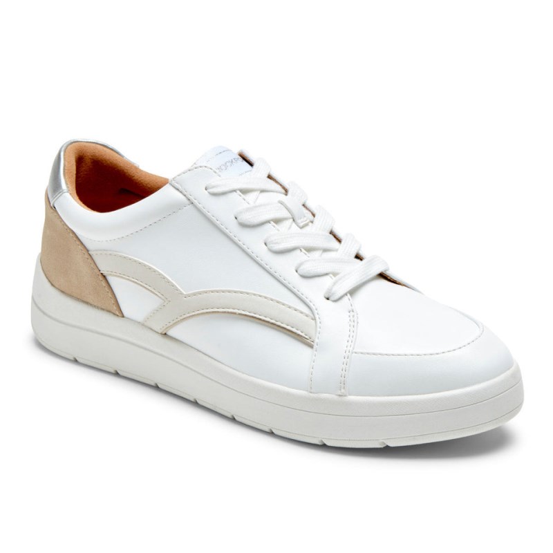 Rockport truFLEX Navya Retro Women Sneakers White Singapore | TY8-29532