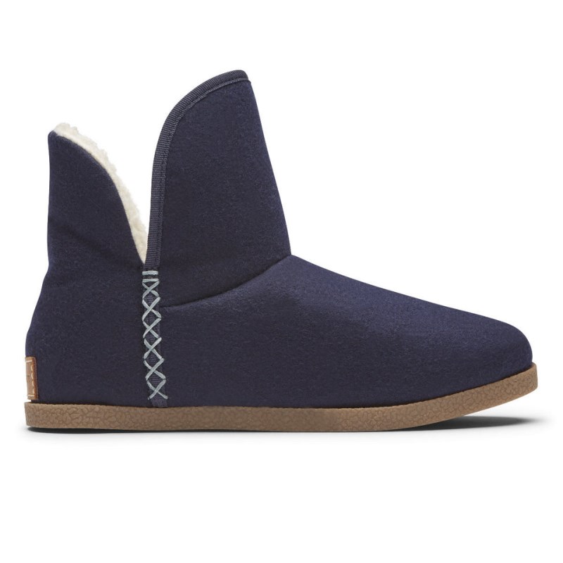 Rockport truTECH Veda Slipper Women Winter Boots Navy Singapore | EJ1-39593