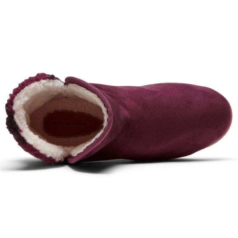 Rockport truTECH Veda Slipper Women Winter Boots Dark Red Singapore | EC5-32603