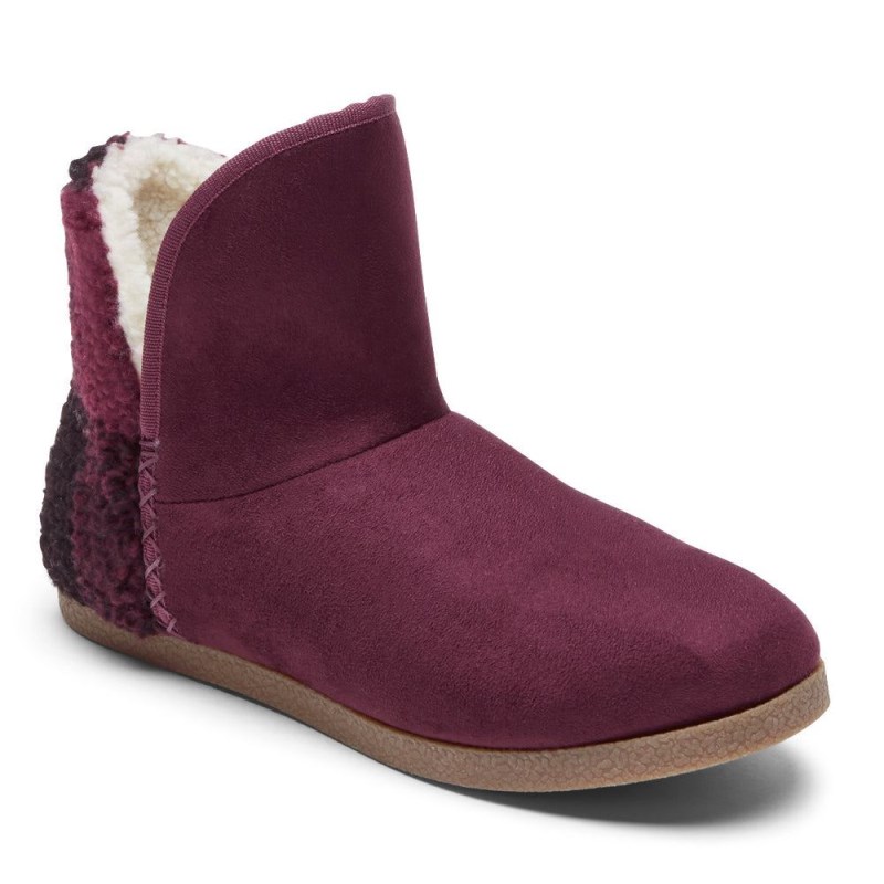 Rockport truTECH Veda Slipper Women Winter Boots Dark Red Singapore | EC5-32603