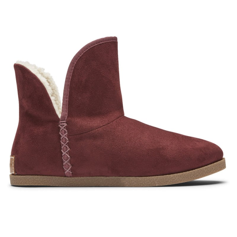 Rockport truTECH Veda Slipper Women Winter Boots Dark Red Singapore | UF8-15031