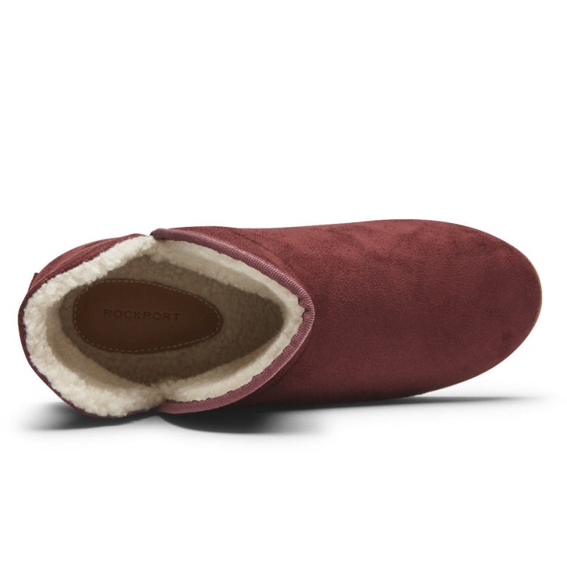 Rockport truTECH Veda Slipper Women Winter Boots Dark Red Singapore | UF8-15031