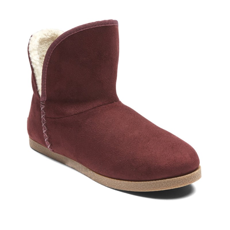 Rockport truTECH Veda Slipper Women Winter Boots Dark Red Singapore | UF8-15031