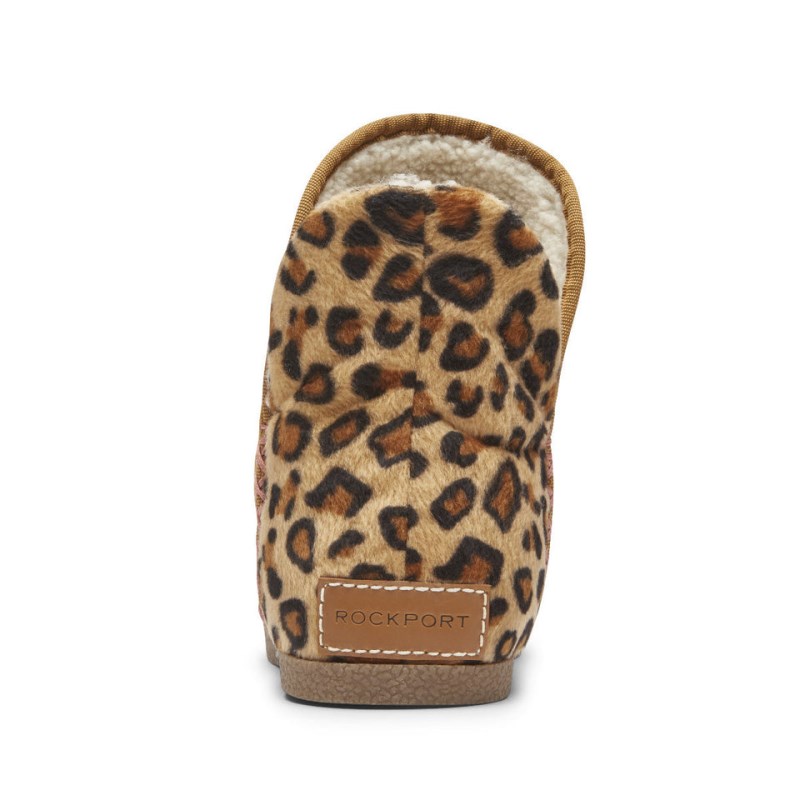 Rockport truTECH Veda Slipper Women Winter Boots Leopard Singapore | WR1-85908