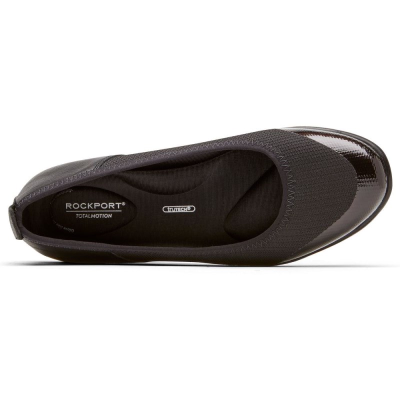 Rockport truWalkZero Women Slip Ons Black Singapore | MM0-21952