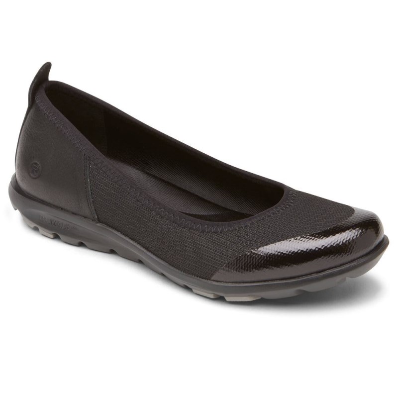 Rockport truWalkZero Women Slip Ons Black Singapore | MM0-21952